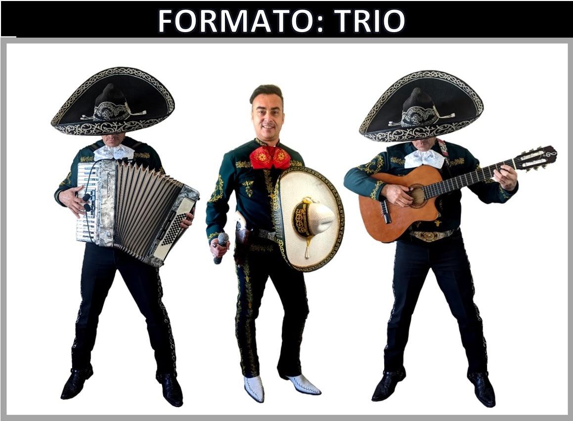 Trío mariachi en Valencia