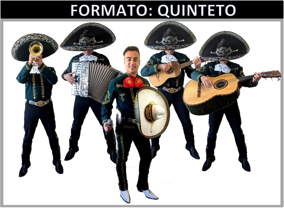 Quinteto mariachi en Valencia