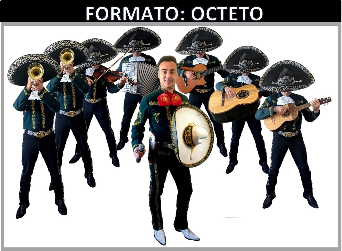 Octeto mariachi en Valencia