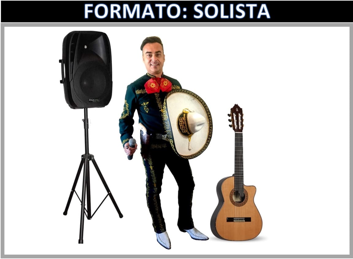 Mariachi solista en Valencia