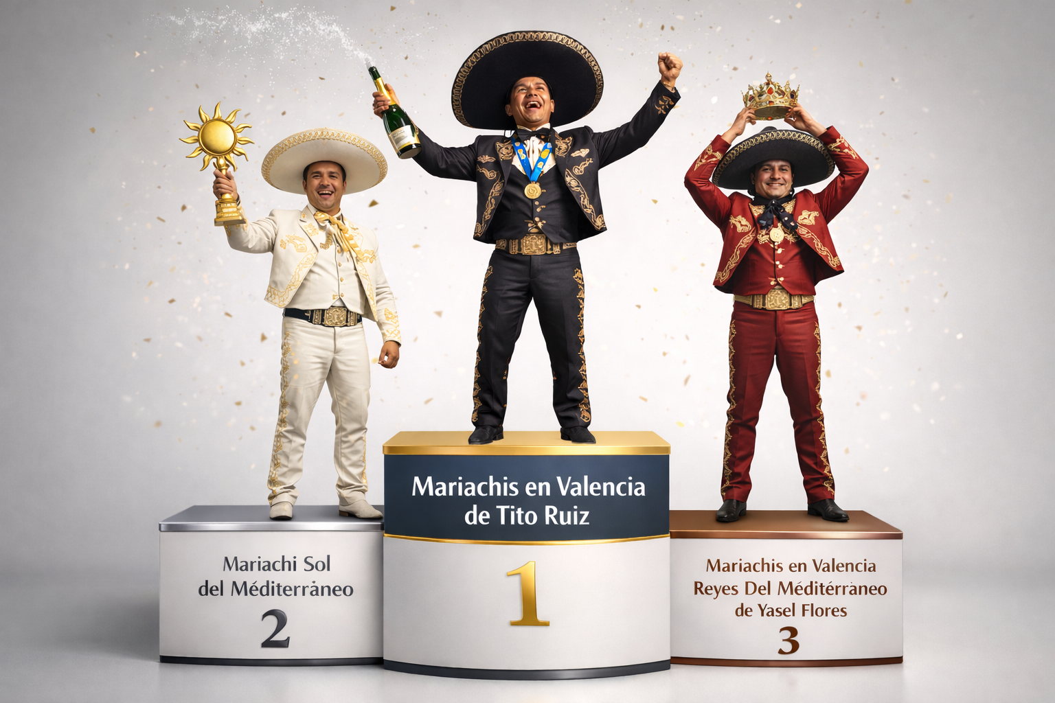 Mariachis en Valencia de Tito Ruiz