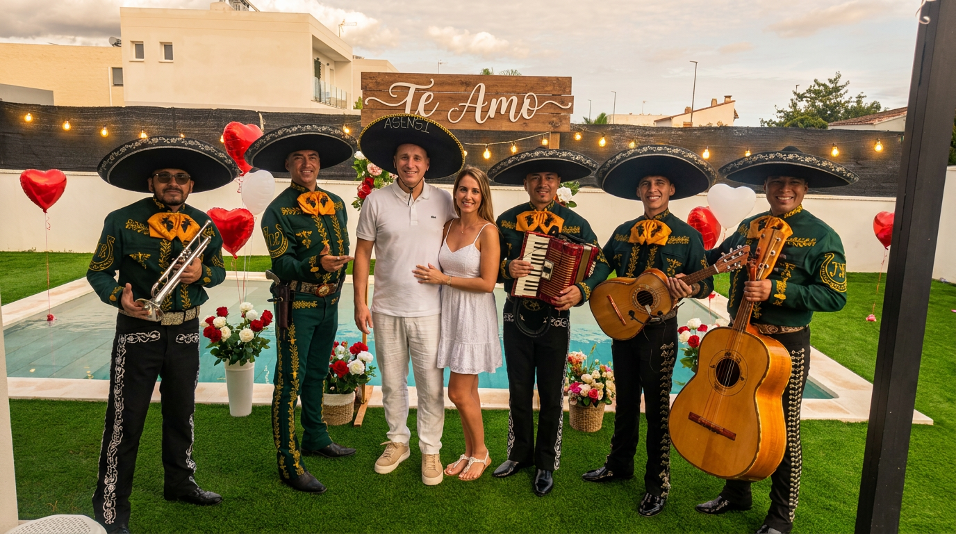 Mariachis Tito Ruiz para serenata romántica