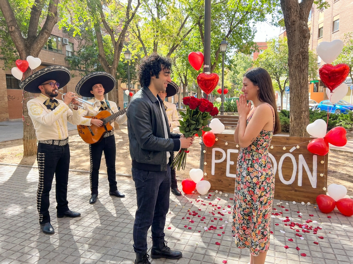 Mariachi romántico en Valencia para sorpresa discreta