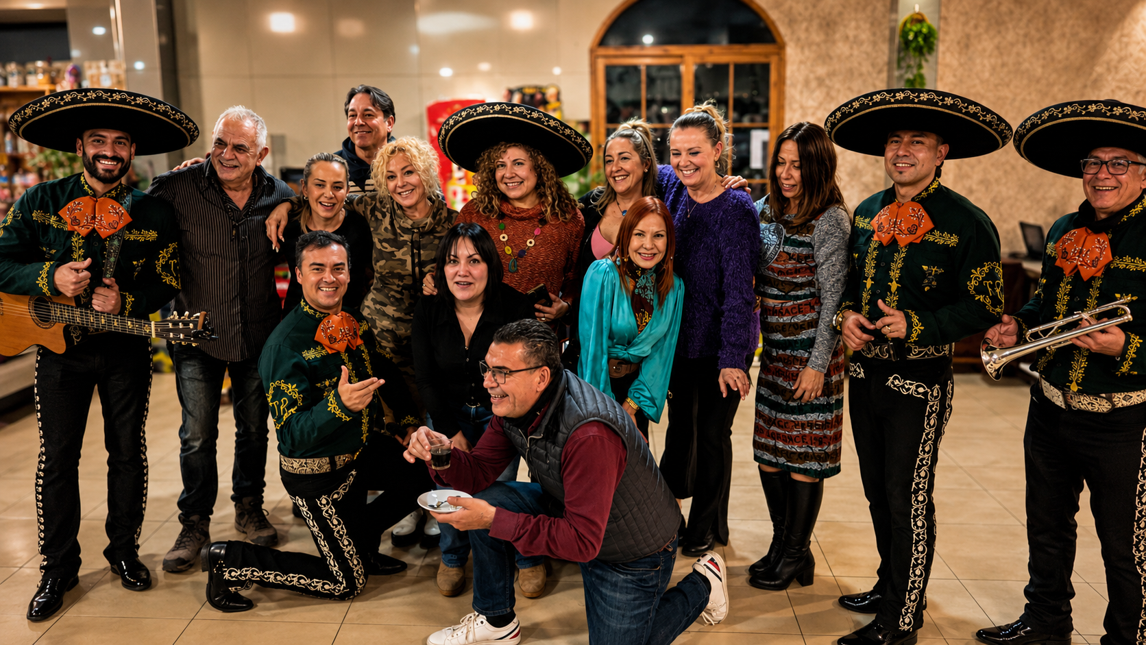 Música mexicana en vivo en celebración privada