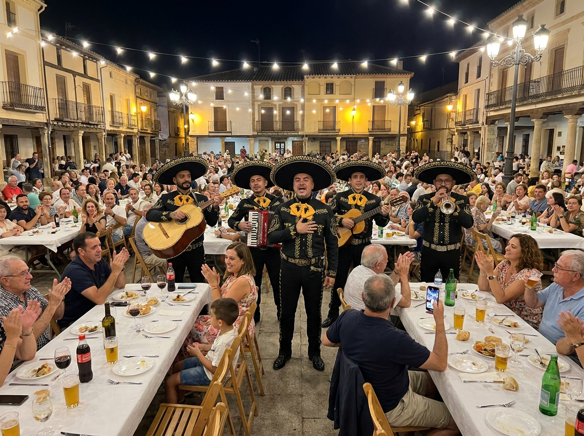 Música mexicana en vivo al aire libre