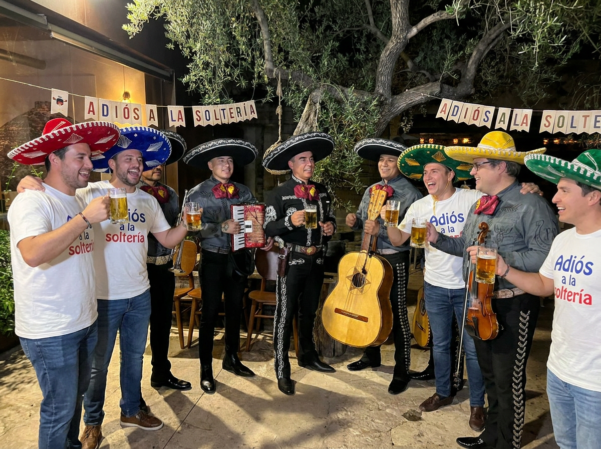 Despedida sorpresa con mariachi